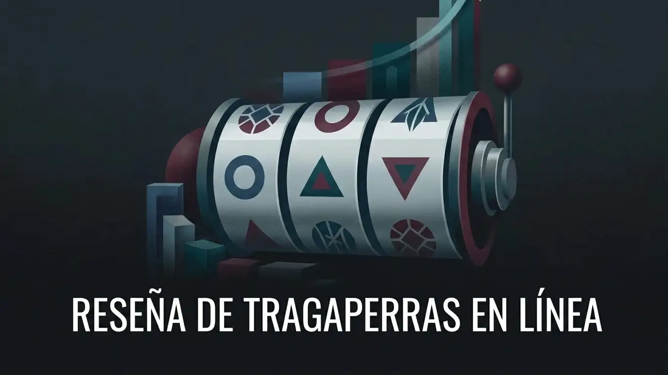 Ilustración editorial de rodillos de tragaperras genéricos y elementos de jackpot sin marcas ni interfaz real